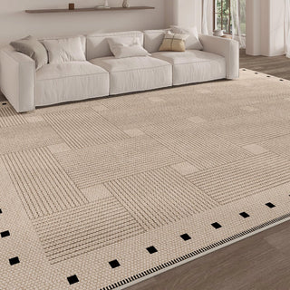 Tappeto Easy Clean Classico a scacchiera Tappeto moderno anti-rovesciamento per soggiorno
