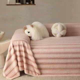 Copridivano in ciniglia di peluche
