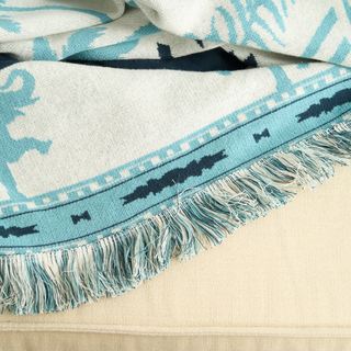 Set Coperta e Copricuscino Boho Azteco