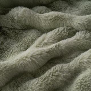 Fodera per divano in pelliccia sintetica di coniglio in peluche