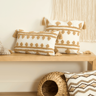 Copricuscino Lombare con Nappe Boho