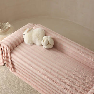 Copridivano in ciniglia di peluche