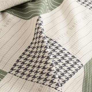 Coperta patchwork in cotone per copridivano