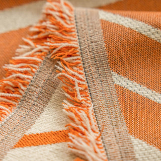 Copridivano Geometric Rust Chevron