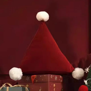 Cuscino triangolare Santa Hat