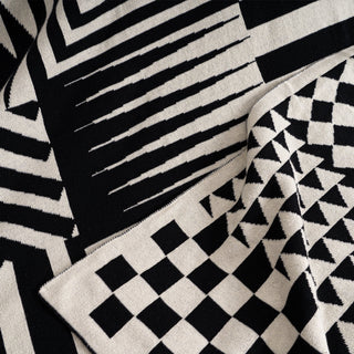 Plaid a motivo geometrico