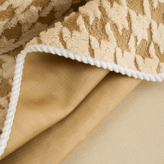 Copridivano in pied de poule in peluche