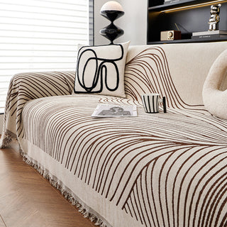 Copridivano / Copertura reversibile jacquard