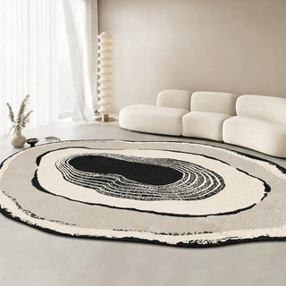 Elegante tappeto Mystic Ripple, facile da pulire, adatto agli animali domestici, moderno, per soggiorno e camera da letto