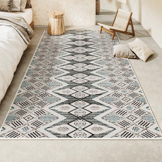 Tappeto Diamond Mirage, facile da pulire, impermeabile, stile boho, per camera da letto