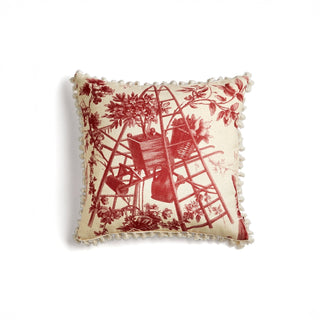 Fodera per cuscino French Country Vintage Rouge