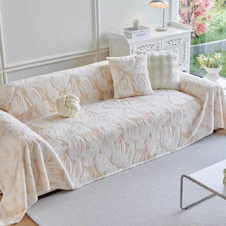 Copridivano in peluche geometrico per il massimo comfort e stile con texture tridimensionale