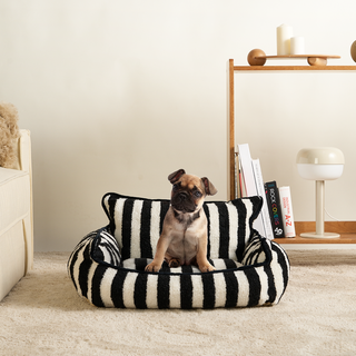 Letto per animali domestici Pawsome Striped Wash 'n' Wag