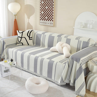 Copridivano Striped Elegance