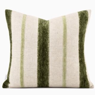 Cuscino in lino a righe
