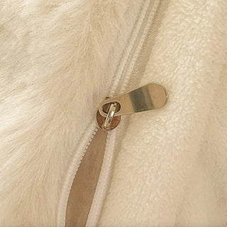 Set lenzuola in pelliccia sintetica di coniglio addensata Puffy Comfort