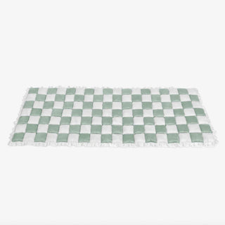 Grande materassino quadrato in tartan per cani e gatti