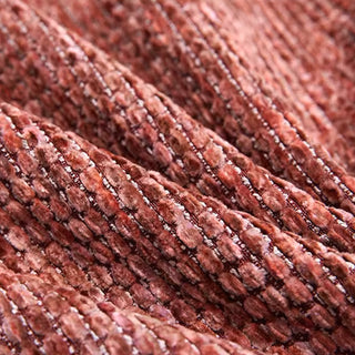 Fodera per cuscino rosa testurizzata