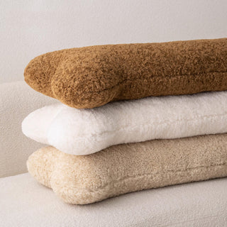 Cuscino in peluche a forma di osso di cane in morbido tessuto ipoallergenico perfetto per gli amanti degli animali domestici
