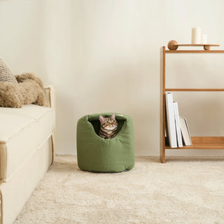 Casa per animali domestici in lino Luxe