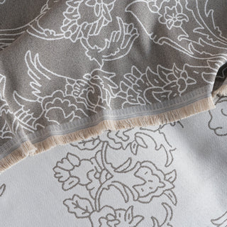 Copridivano / Copertura reversibile jacquard in chenille