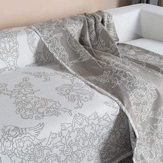 Copridivano / Copertura reversibile jacquard in chenille