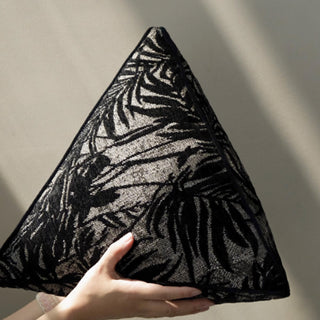 Cuscino triangolare Velvet Moss