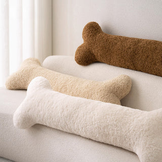 Cuscino in peluche a forma di osso di cane in morbido tessuto ipoallergenico perfetto per gli amanti degli animali domestici
